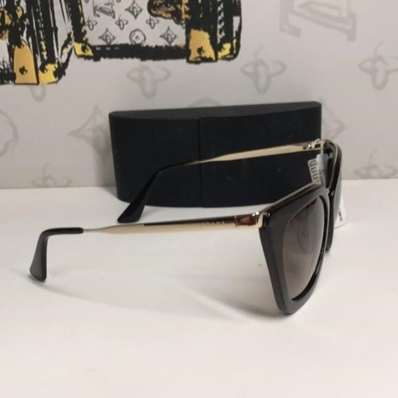 New Authentic Prada PR53S 2AU-3D0 – Havana Brown Gradient Cat-Eye Sunglasses - Picture 8 of 12